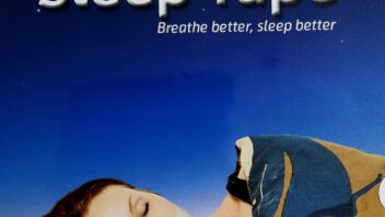 Med sleep tape blir det mindre snorking, dypere søvn