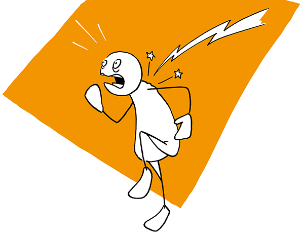 Smerter og endre fokus